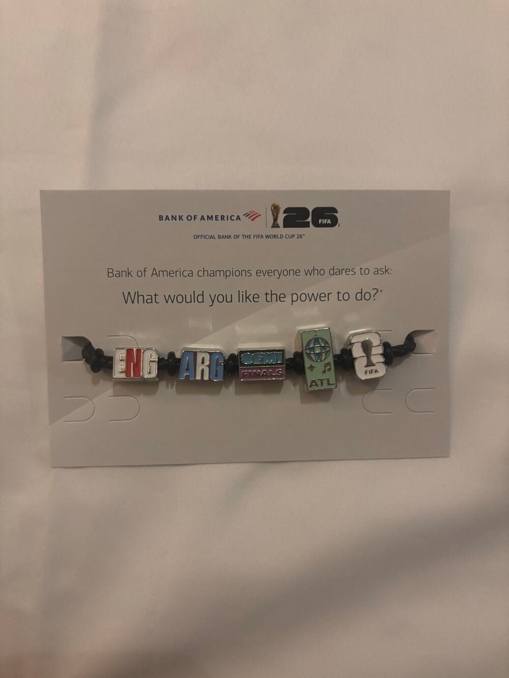 FIFA 2026 Custom Argentina/England Semifinal Bracelet Small